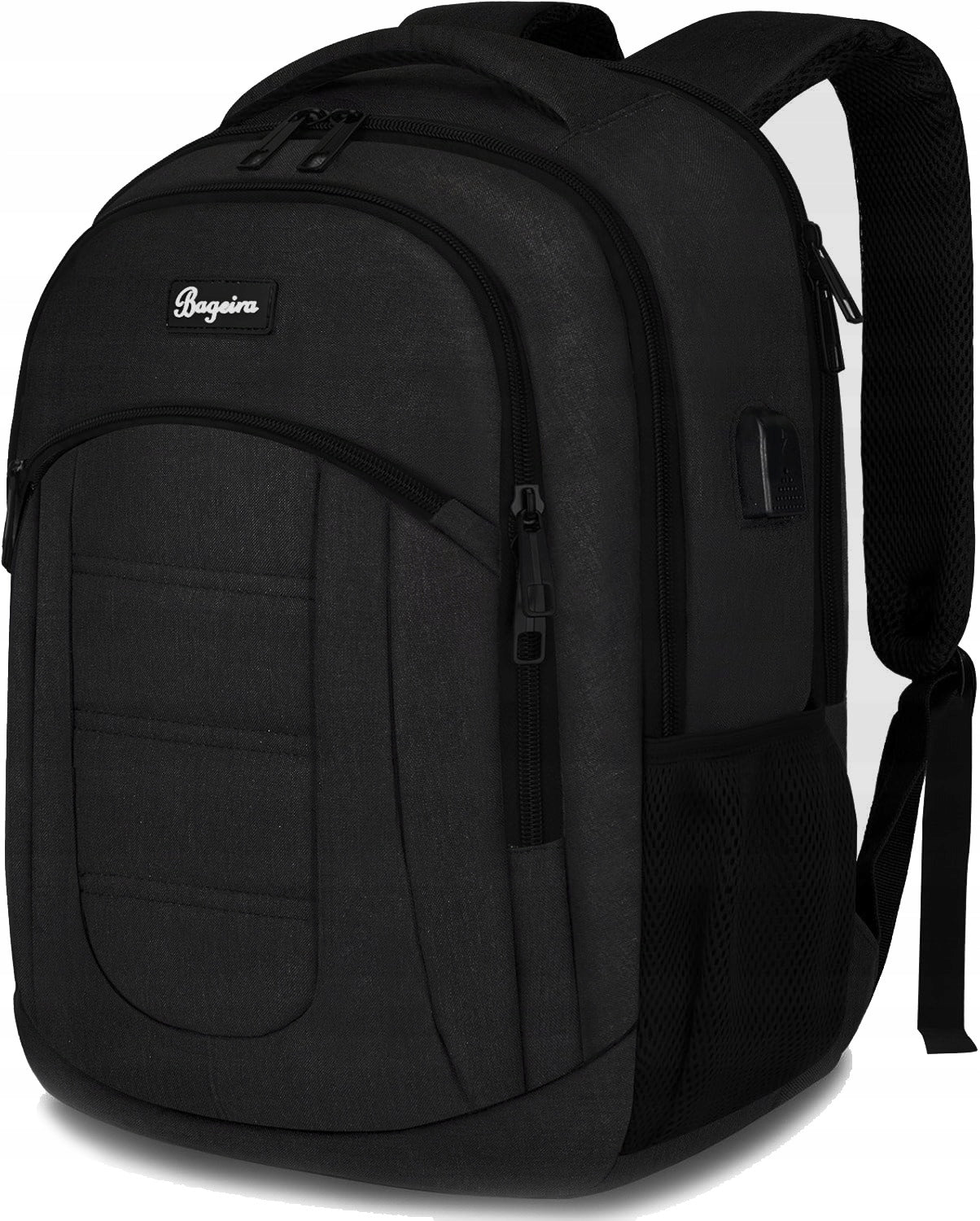 School Laptop Backpack Hand Luggage USB Waterproof Polyester Strong
