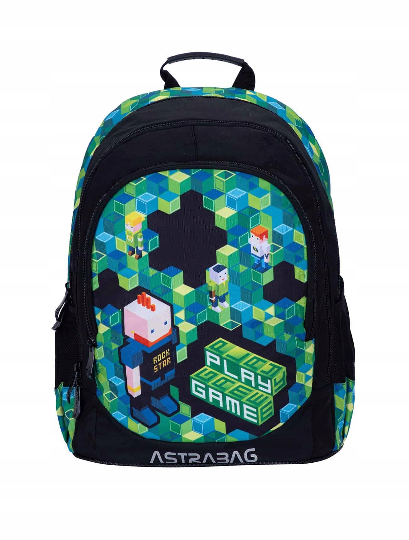 School Set Backpack Pencil Case Bag ASTRABAG For Boy Gaming Games Console Packaging status original