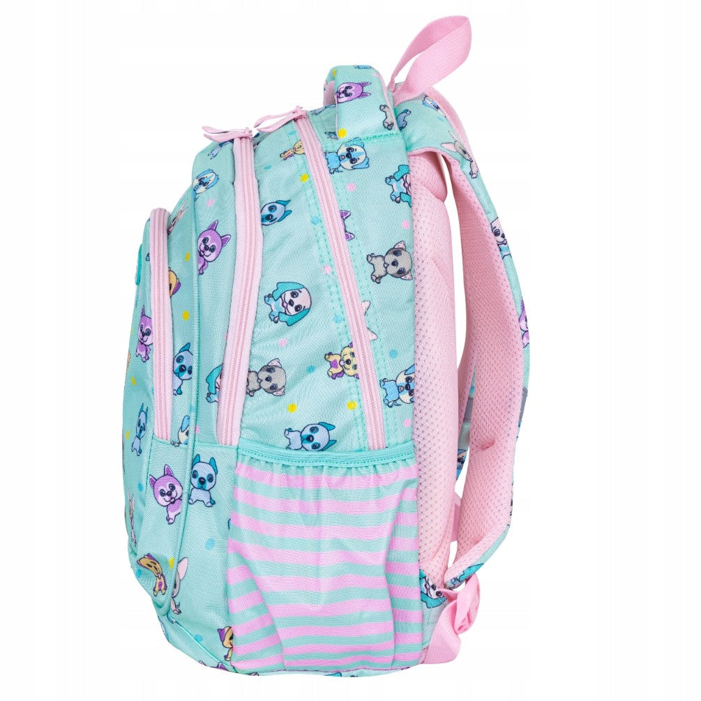 School backpack 20L Astrabag Puppie's world, AB330 for girls class 1-3 Packaging status original