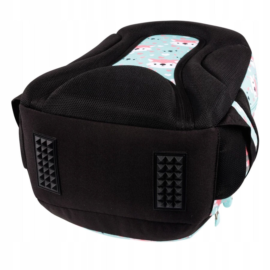 School backpack 3 compartment Liski LOVELY FOXY St.Right Brand St.Right