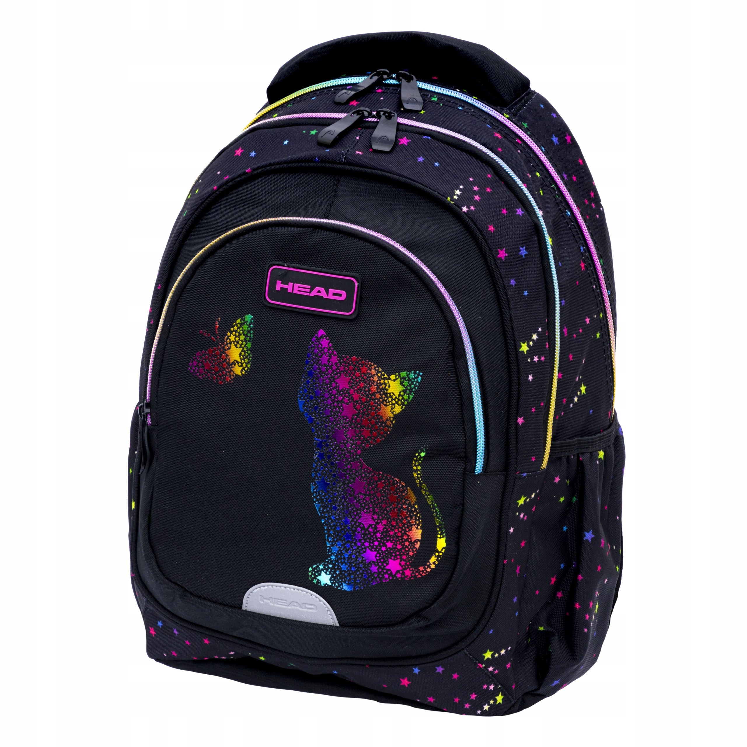School backpack 3 compartments Head Rainbow kitty, AB330 for girls class 1-3 Packaging status original