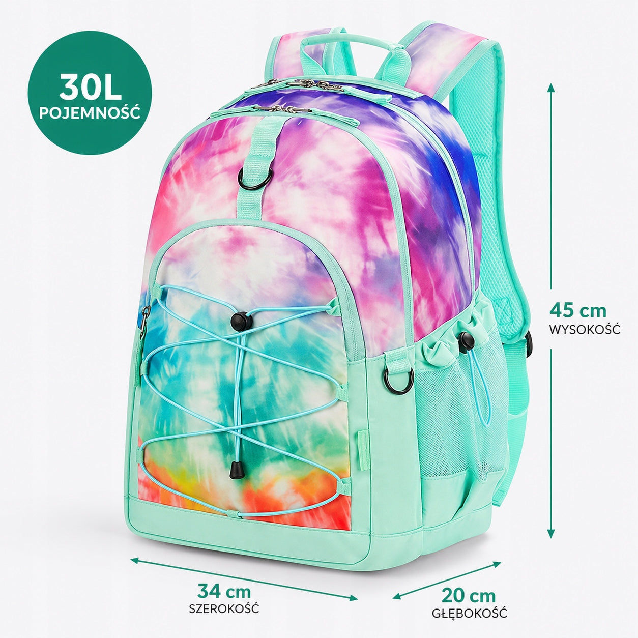 School backpack Choco Mocha large 45 cm. 3 compartments
