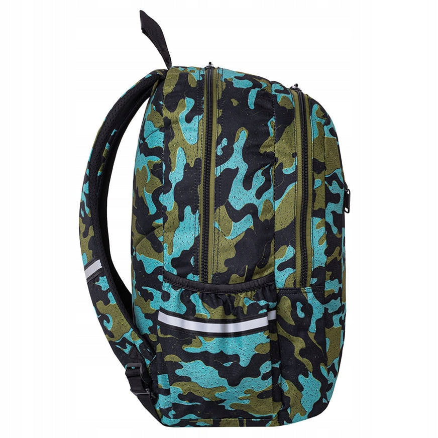 School backpack Coolpack Climber Air Force for boys 25 liters 2 compartments Manufacturer code F088712