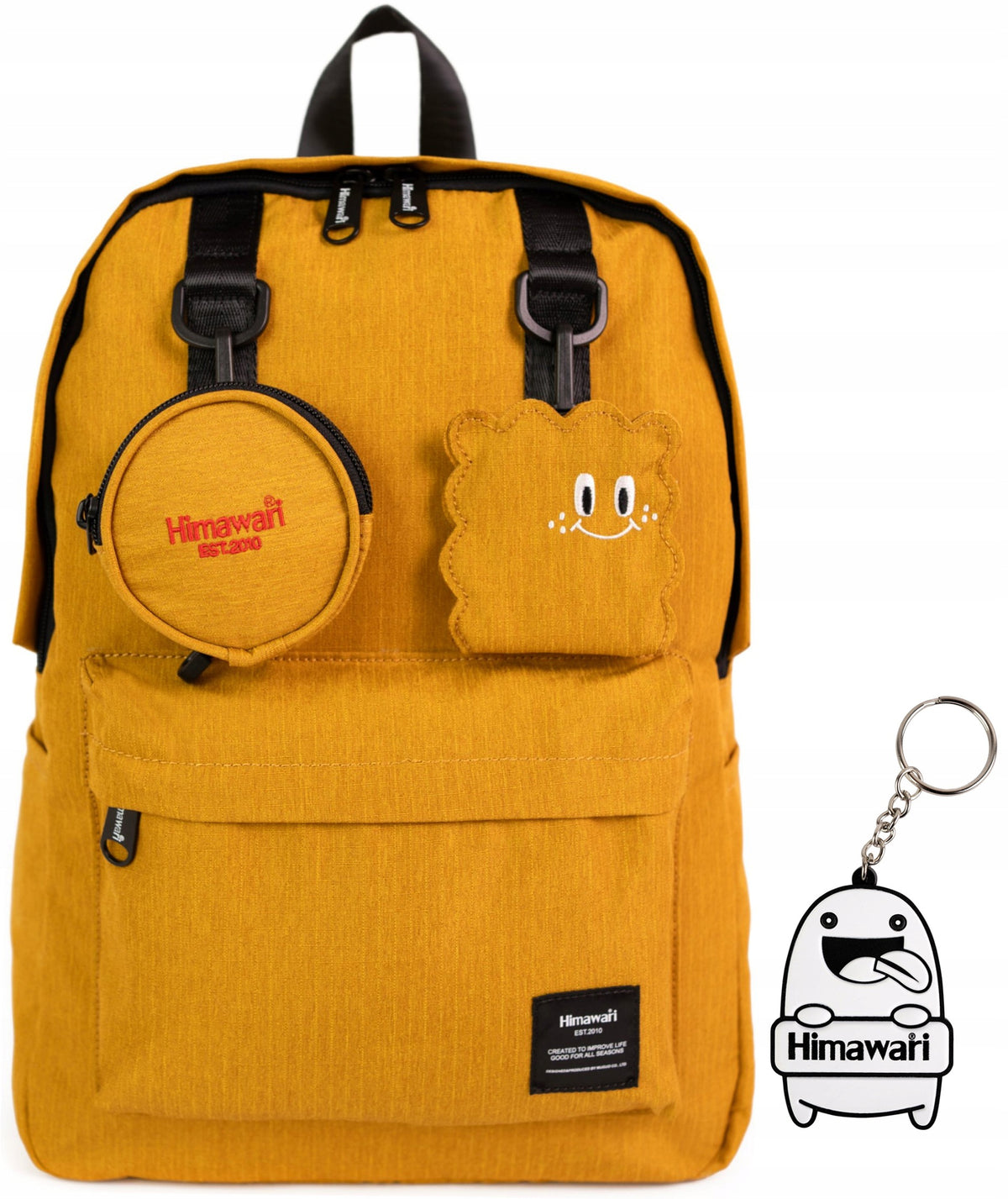 School backpack Himawari Pupil - for girl boy small light yellow