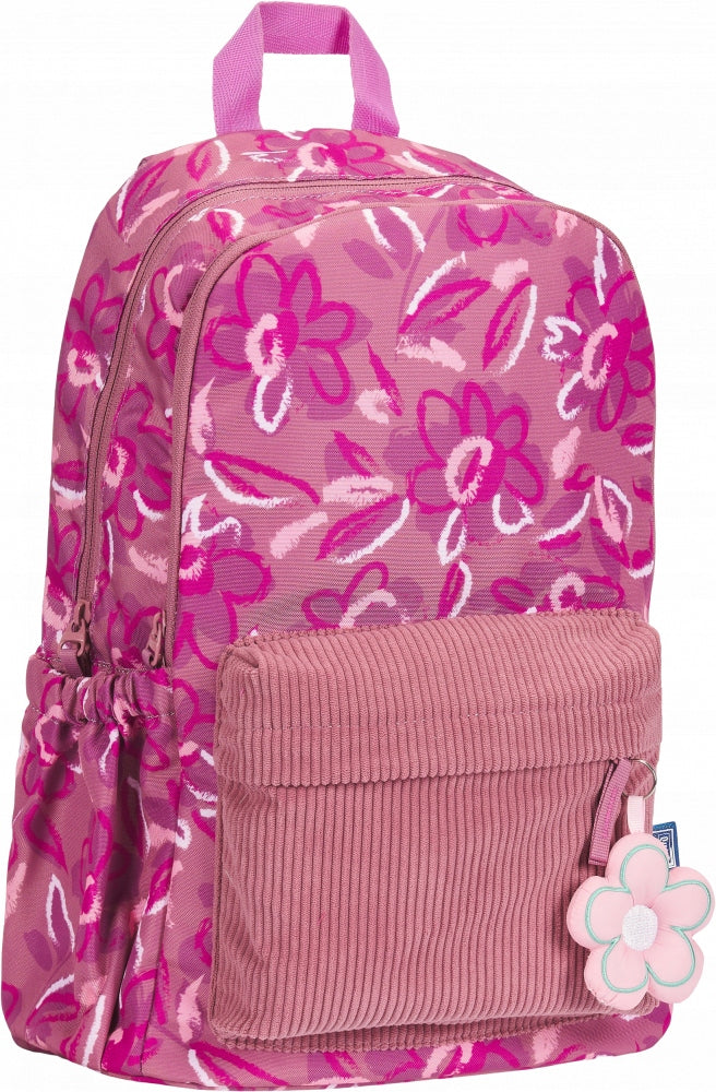 School backpack Oxford Bloom dark pink 26l