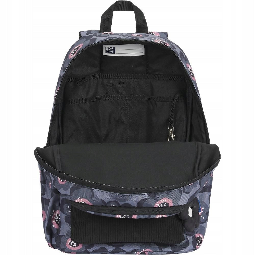 School backpack Oxford Bloom grey Brand Oxford