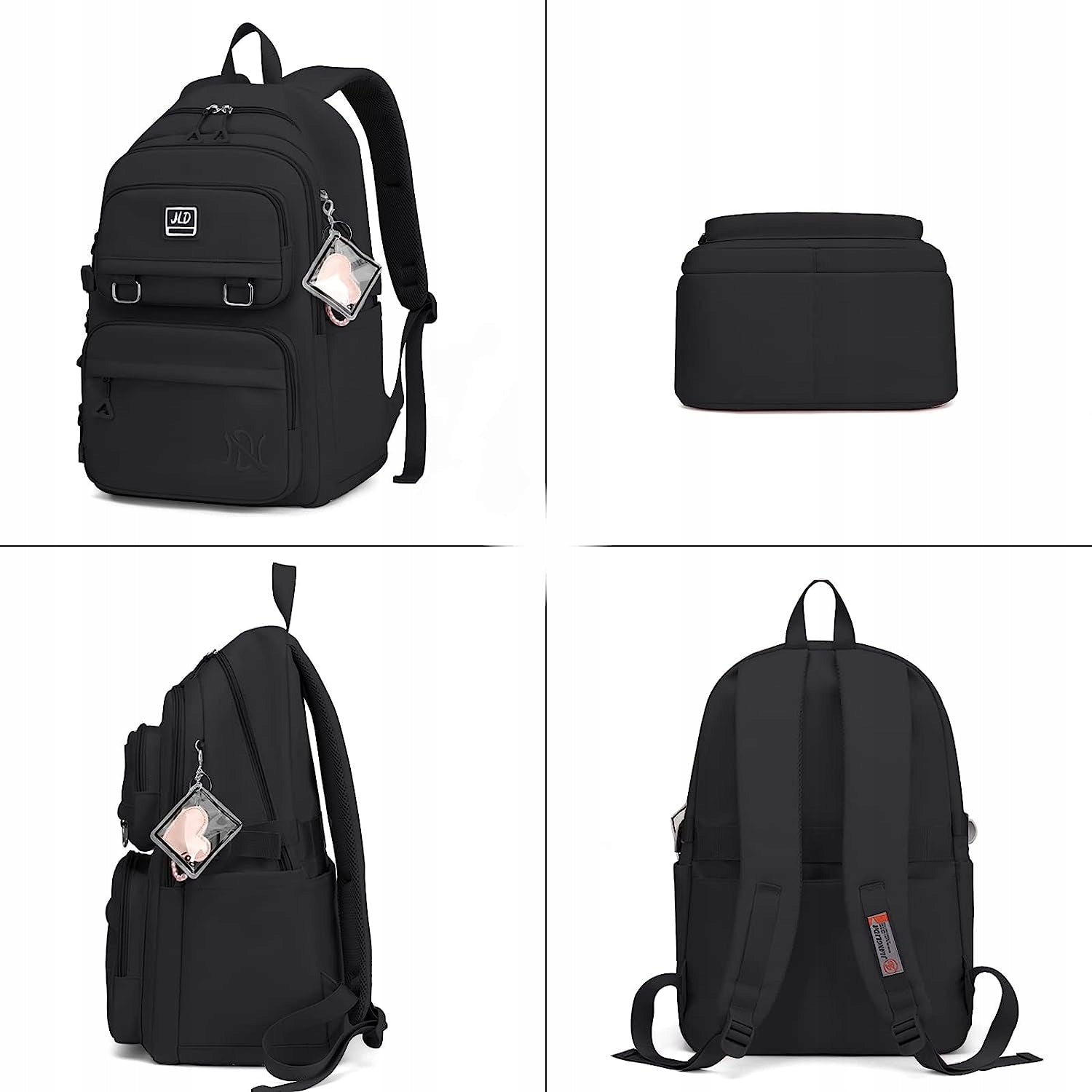 School backpack PAKKO large satchel bag school BLACK (D088) Manufacturer code D088 czarny
