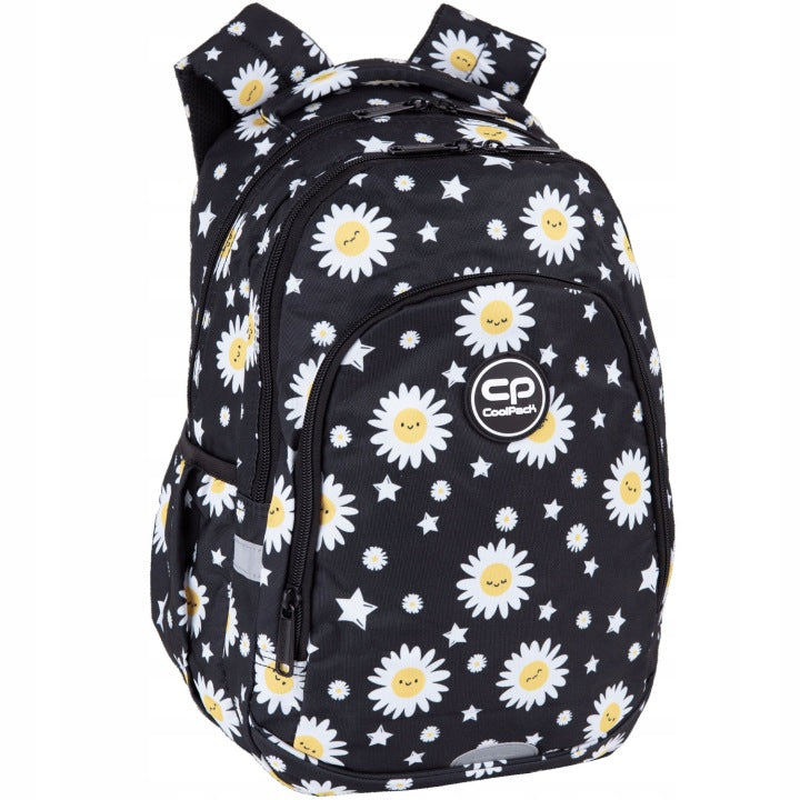School backpack Prime Pro Daisy Black flower for girls Coolpack F162817 Packaging status original
