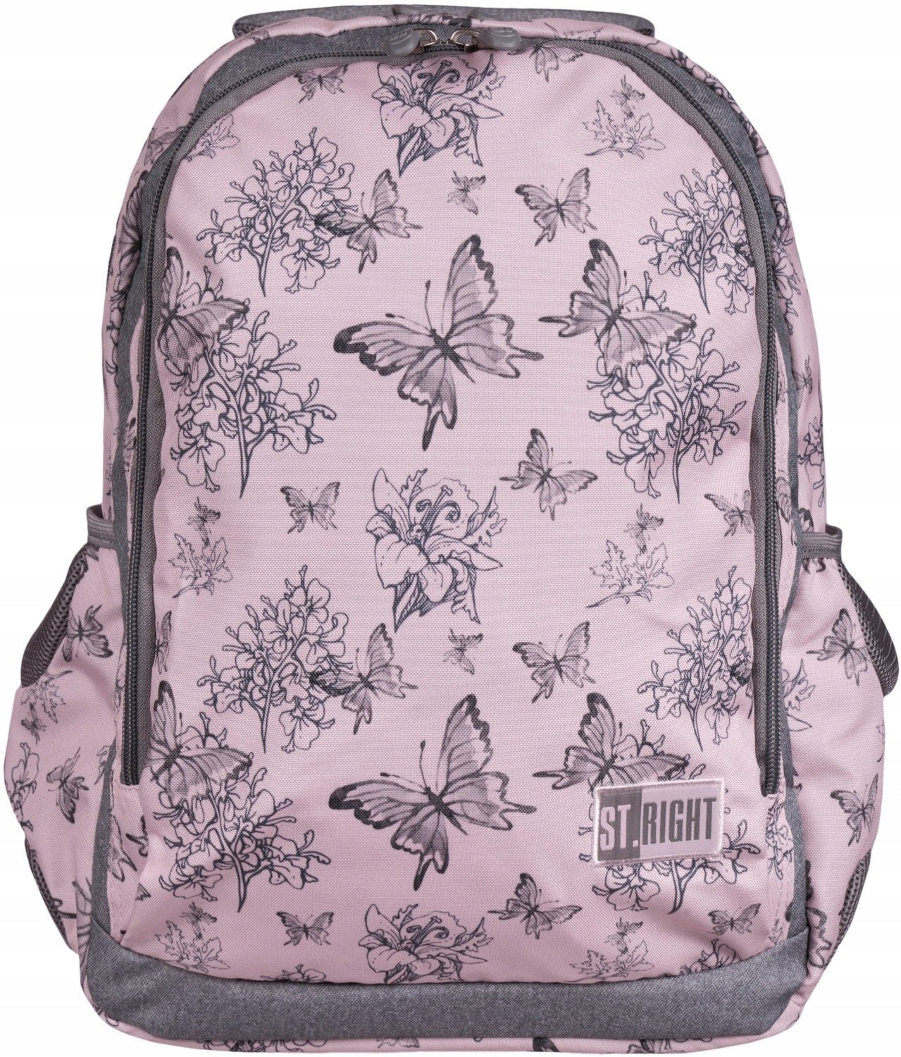 School backpack St. Majewski multi-chamber Butterflies VINTAGE Manufacturer code 5903235622793