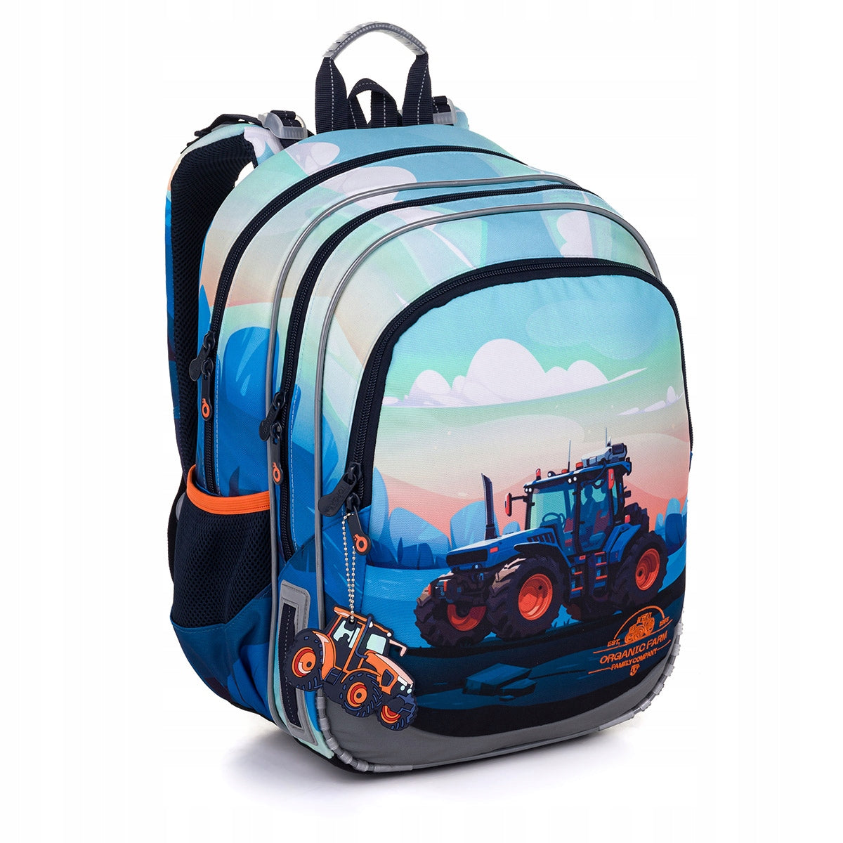 School backpack Tractor Topgal ELLY 25015 1-4 class for a boy