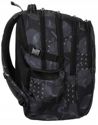 School backpack for boy and girl black FACTOR Ships Brand CoolPack