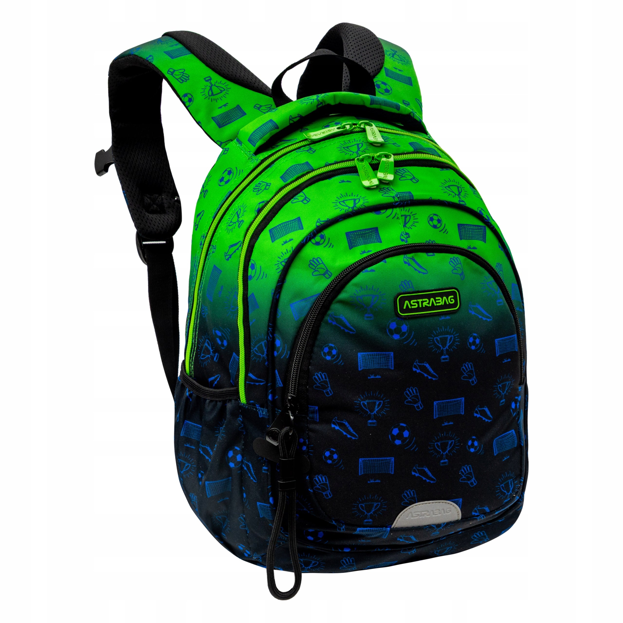 School backpack for boys ASTRA ASTRABAG OMBRE FOOTBALL AB330 football Brand AstraBag