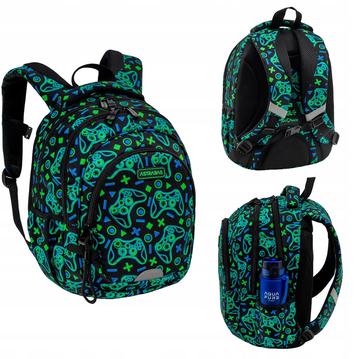 School backpack for boys astrabag GAME ON