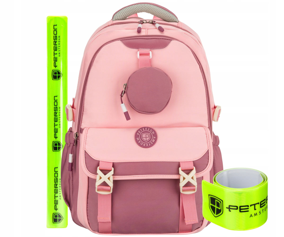School backpack for children to school youth satchel roomy light