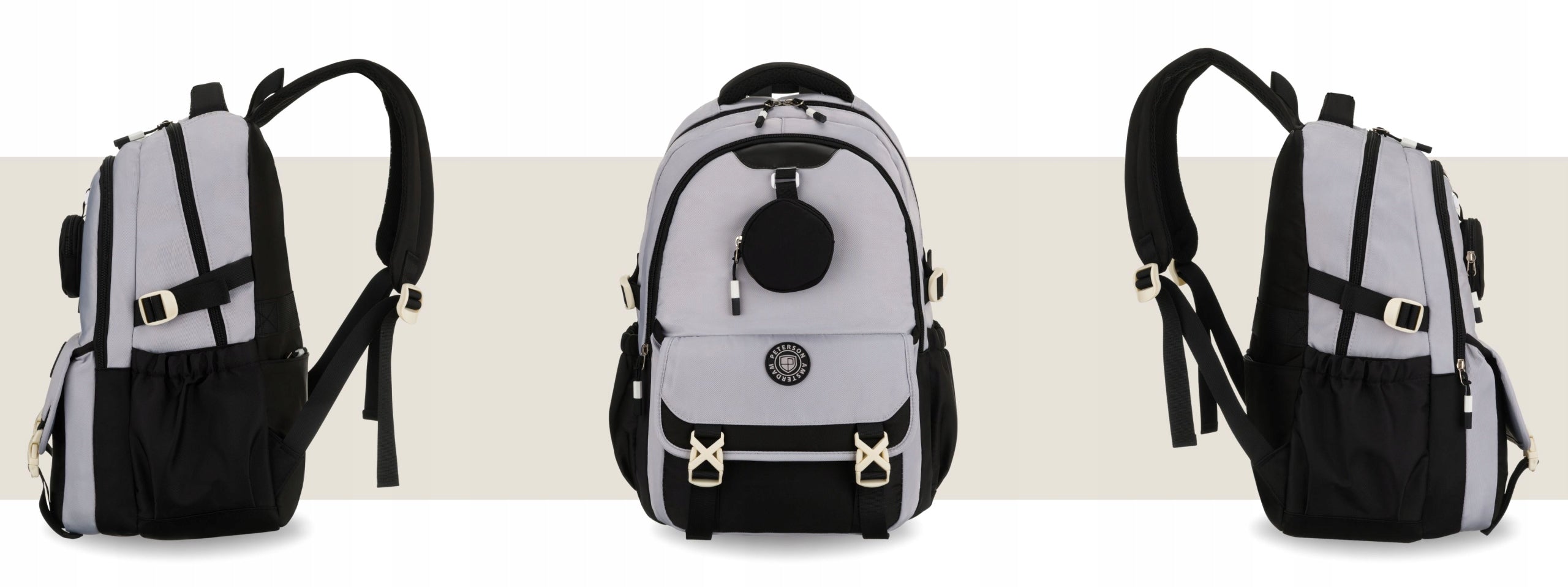 School backpack for children youth satchel for school roomy light Brand Peterson