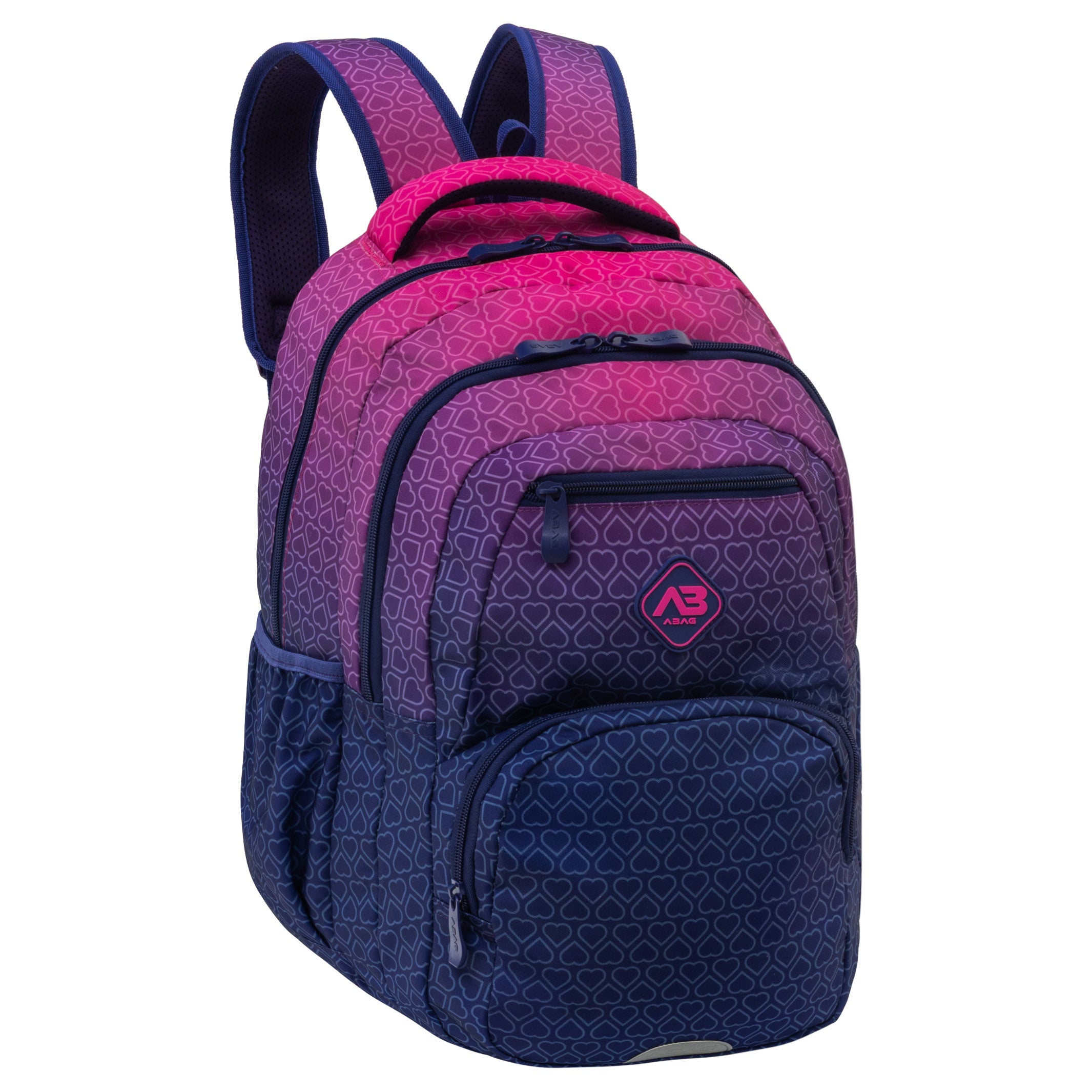 School backpack for girls astrabag HEXAGON PINK OMBRE Brand AstraBag