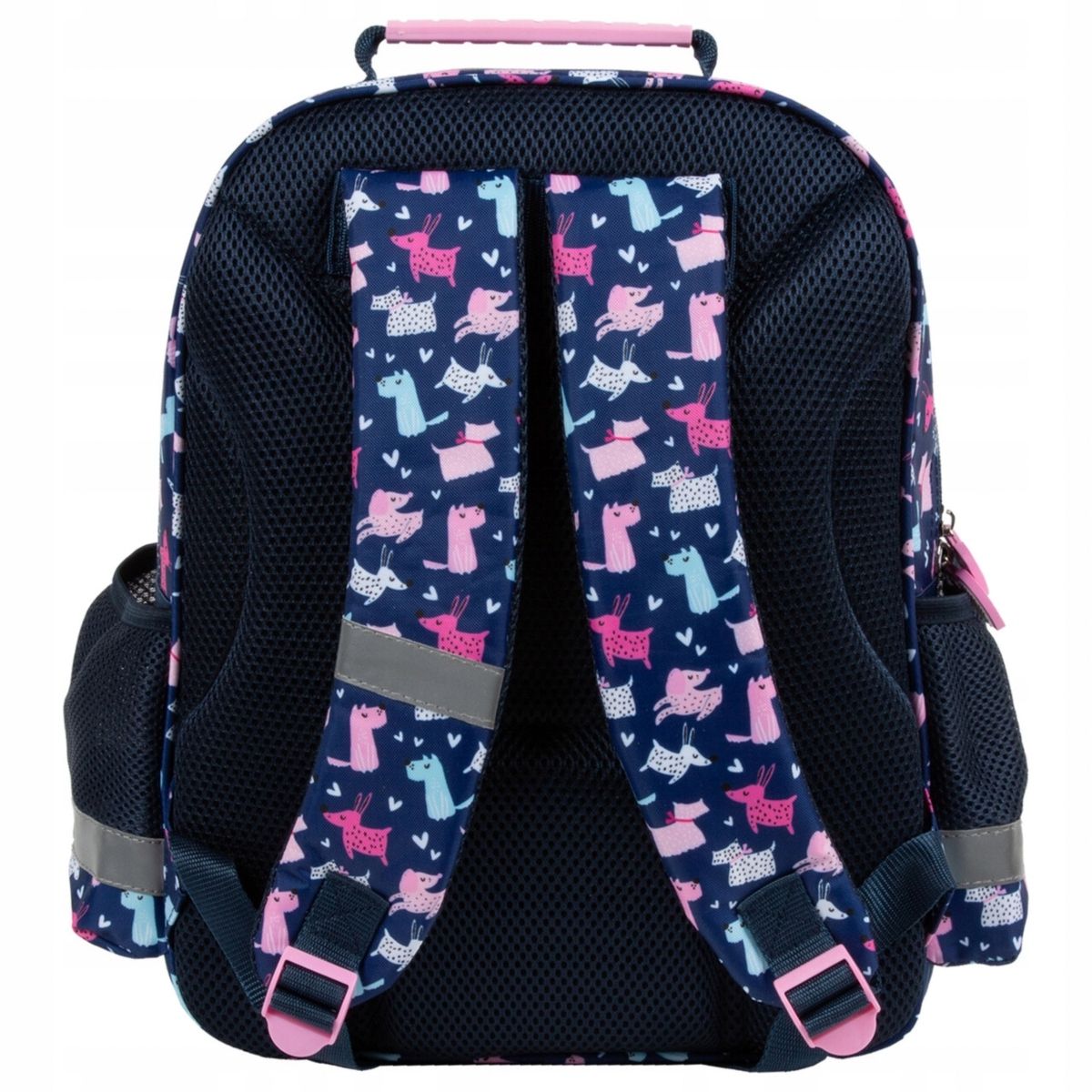 School backpack for girls up to grades 1-3 with dog Cleo and Frank 42 Brand Derform