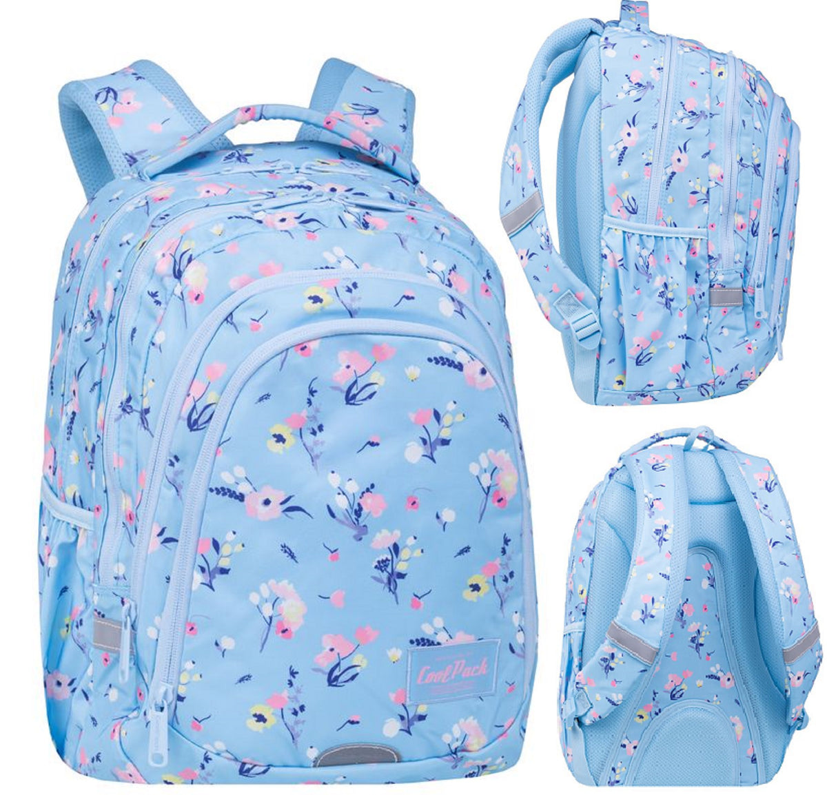 School backpack for school Coolpack A4 for girl + plan