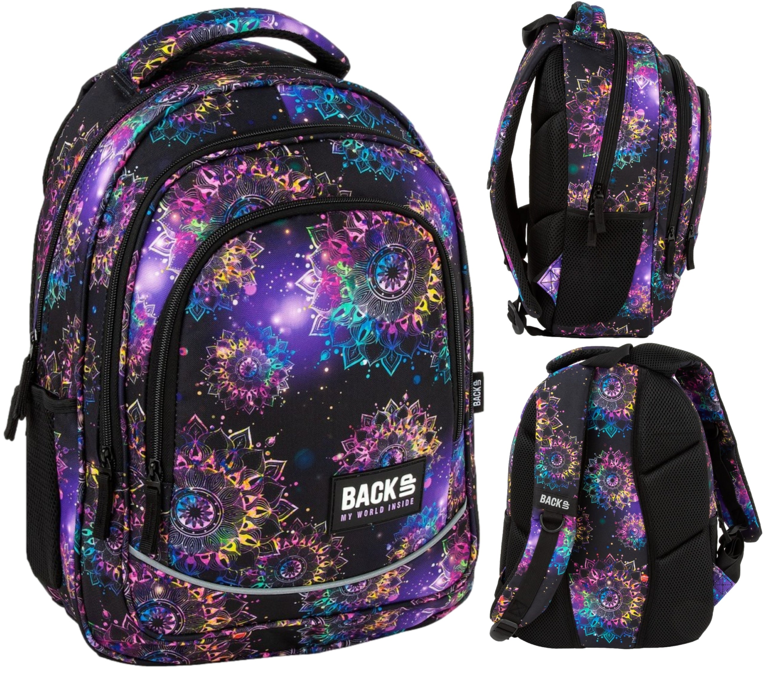 School backpack girls BackUp Mandale black 7 X30 Brand Back Up