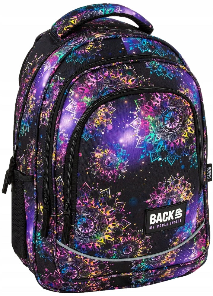School backpack girls BackUp Mandale black 7 X30