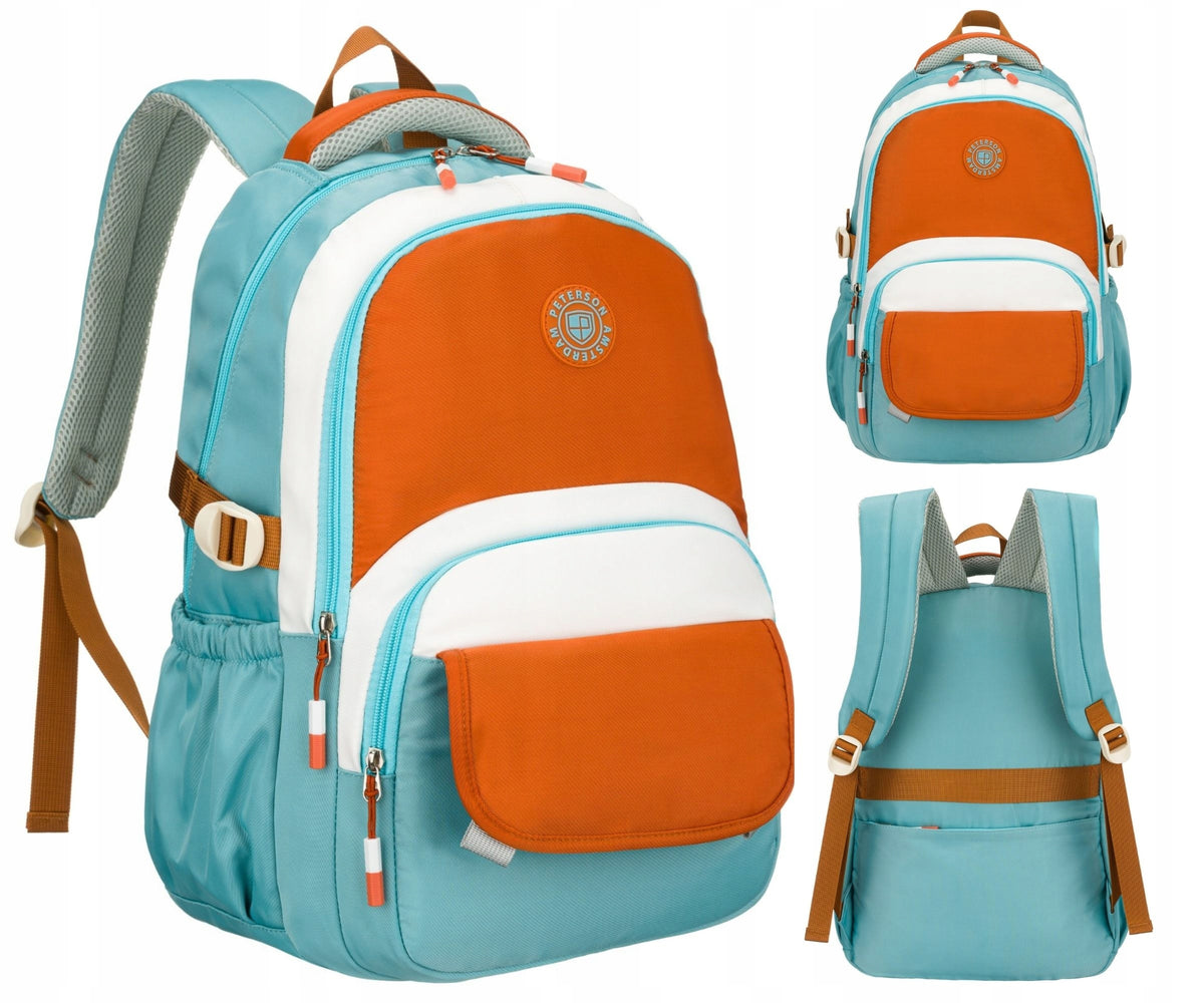 School backpack large Peterson for girl boy to school