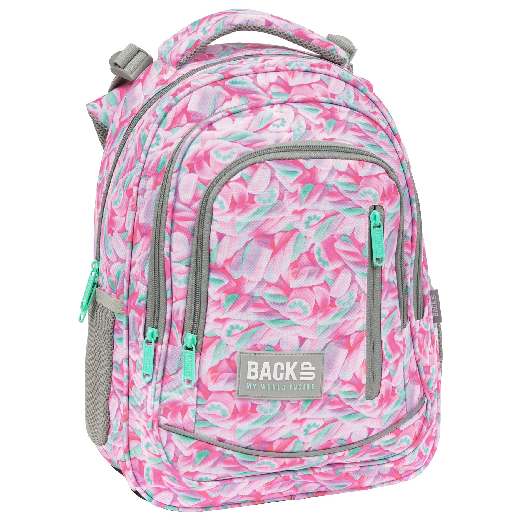 School backpack pink FOAM multi-chamber Back Up foam pink Packaging status original