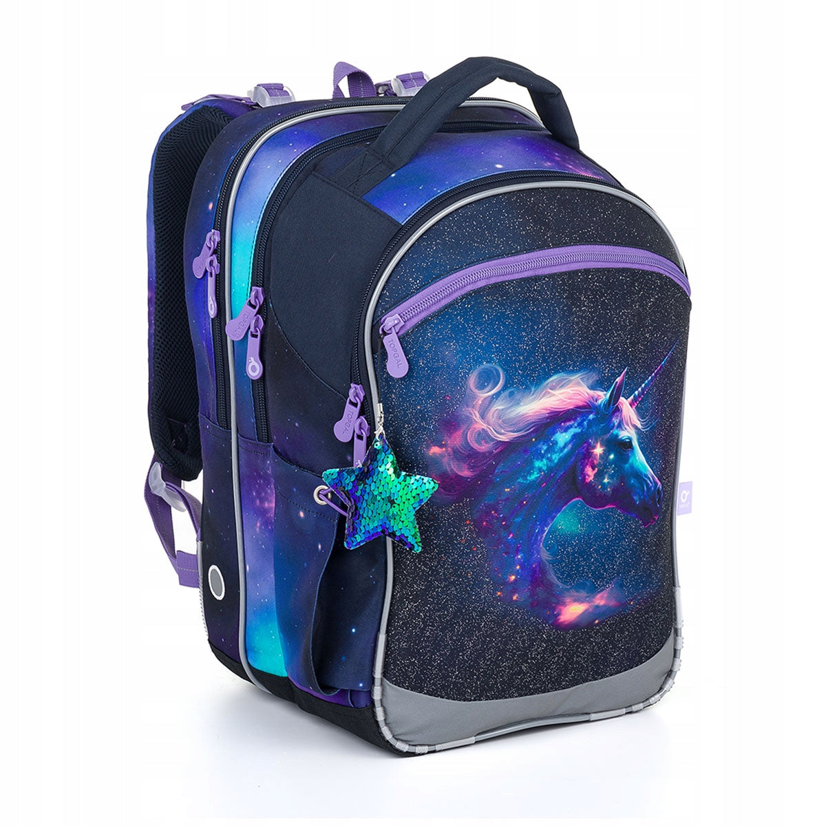 School backpack unicorn Topgal COCO 24006 1-4 class for girls