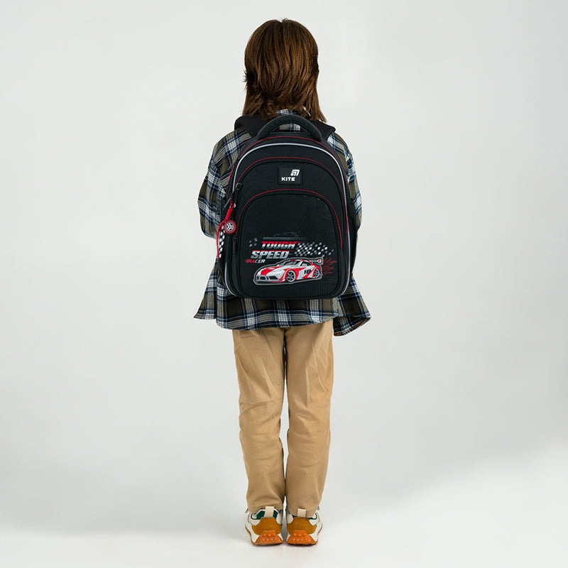 School backpack up to 1st class for boys orthopedic with wallet Kite Manufacturer code K26-763S-2