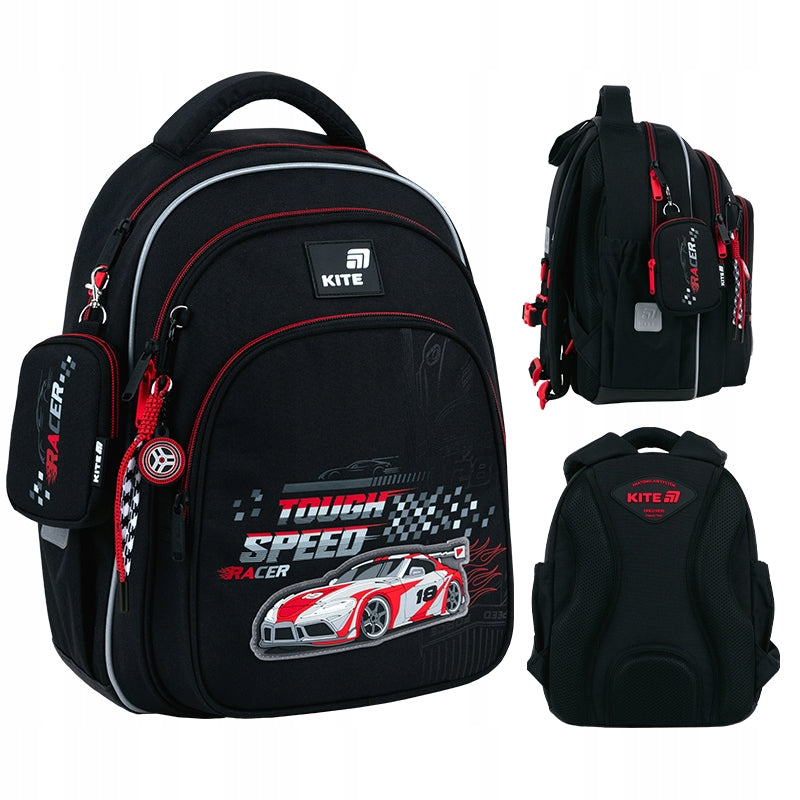 School backpack up to 1st class for boys orthopedic with wallet Kite