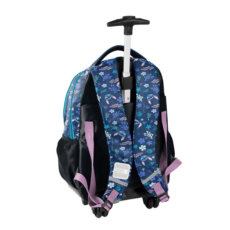 School set BACKPACK satchel on wheels pencil case bag Lilo and Stitch Brand Paso
