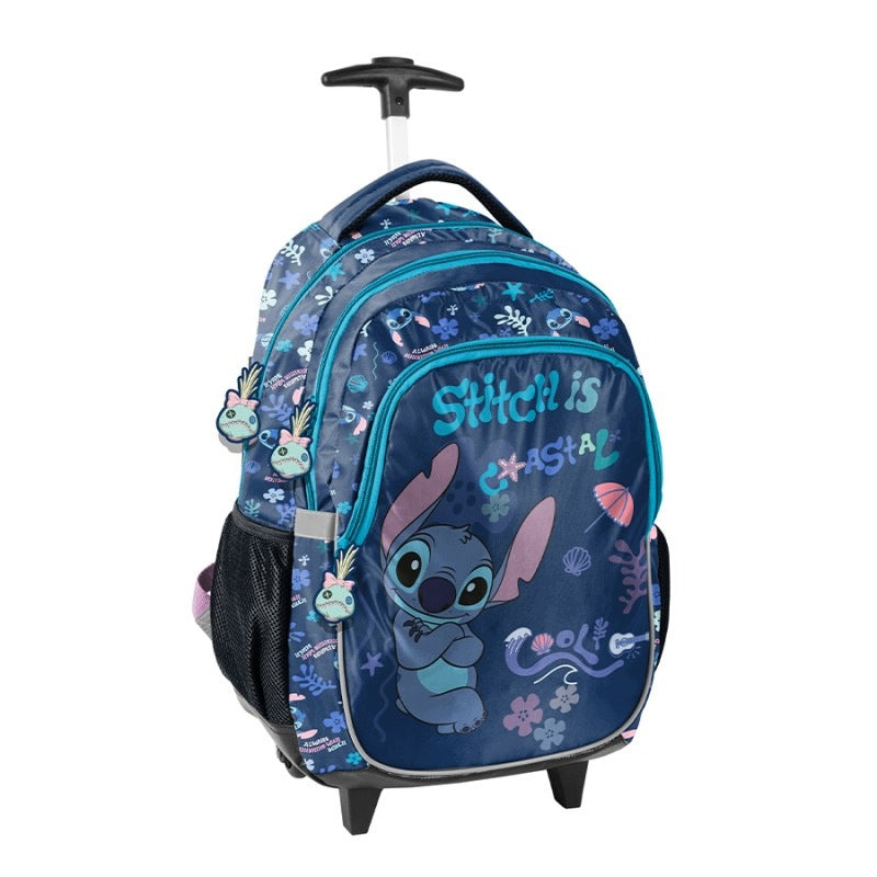 School set BACKPACK satchel on wheels pencil case bag Lilo and Stitch Manufacturer code ZES009393
