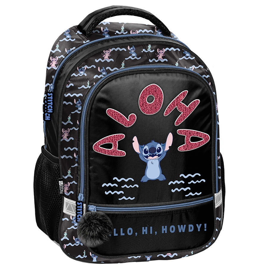 School set Stitch Paso black backpack bag pencil case bag diary kl 1 Brand Paso