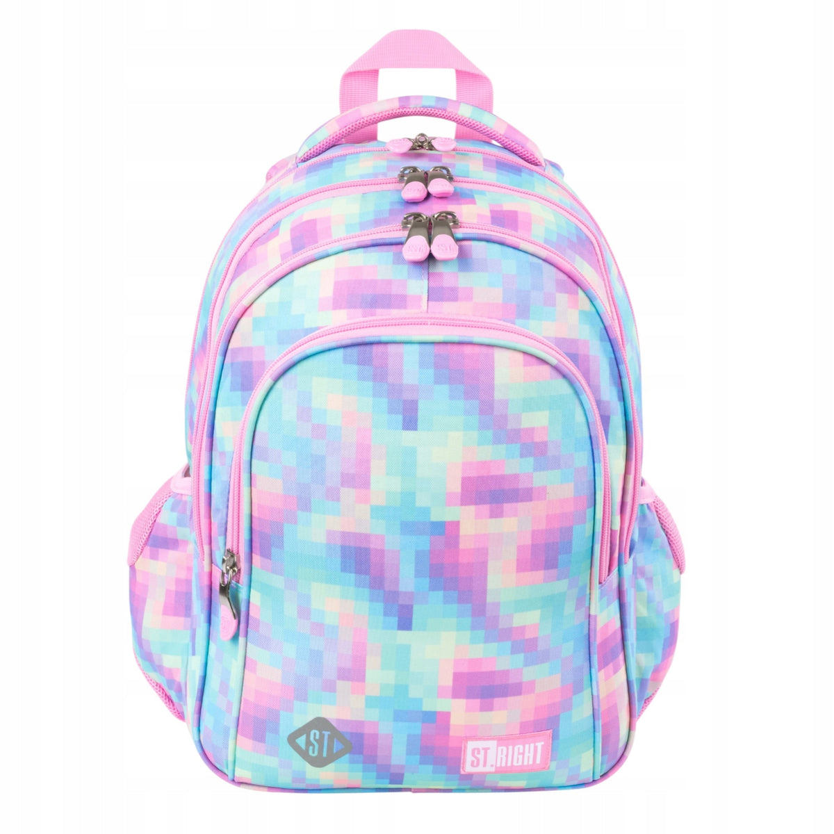 School set for girls PASTEL PIXES 2 elements backpack and pencil case sas Packaging status original