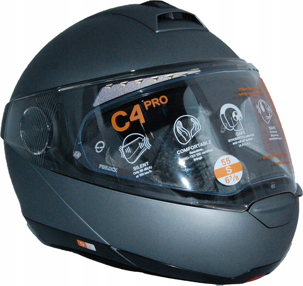 Schuberth C4 Pro Silent Safe Jaw Motorcycle Helmet For Chopper Size XXXL