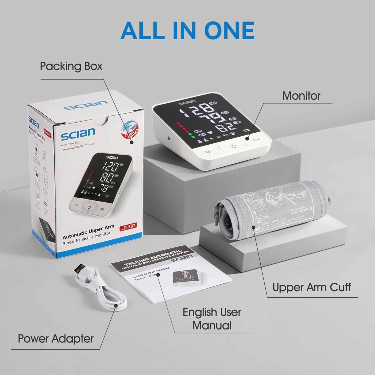 Scian LD-587 Automatic blood pressure monitor Brand Scian