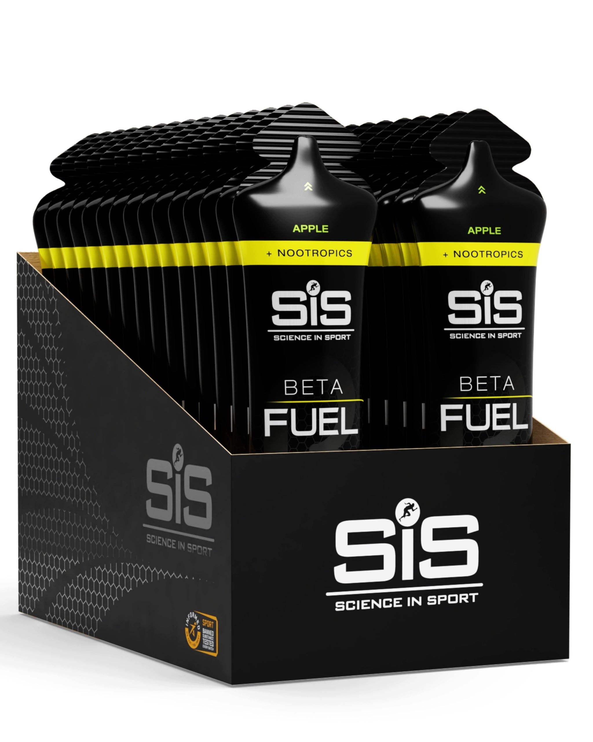 Science in Sport BETA Fuel + Electrolyte Gel Apple 30 Pack