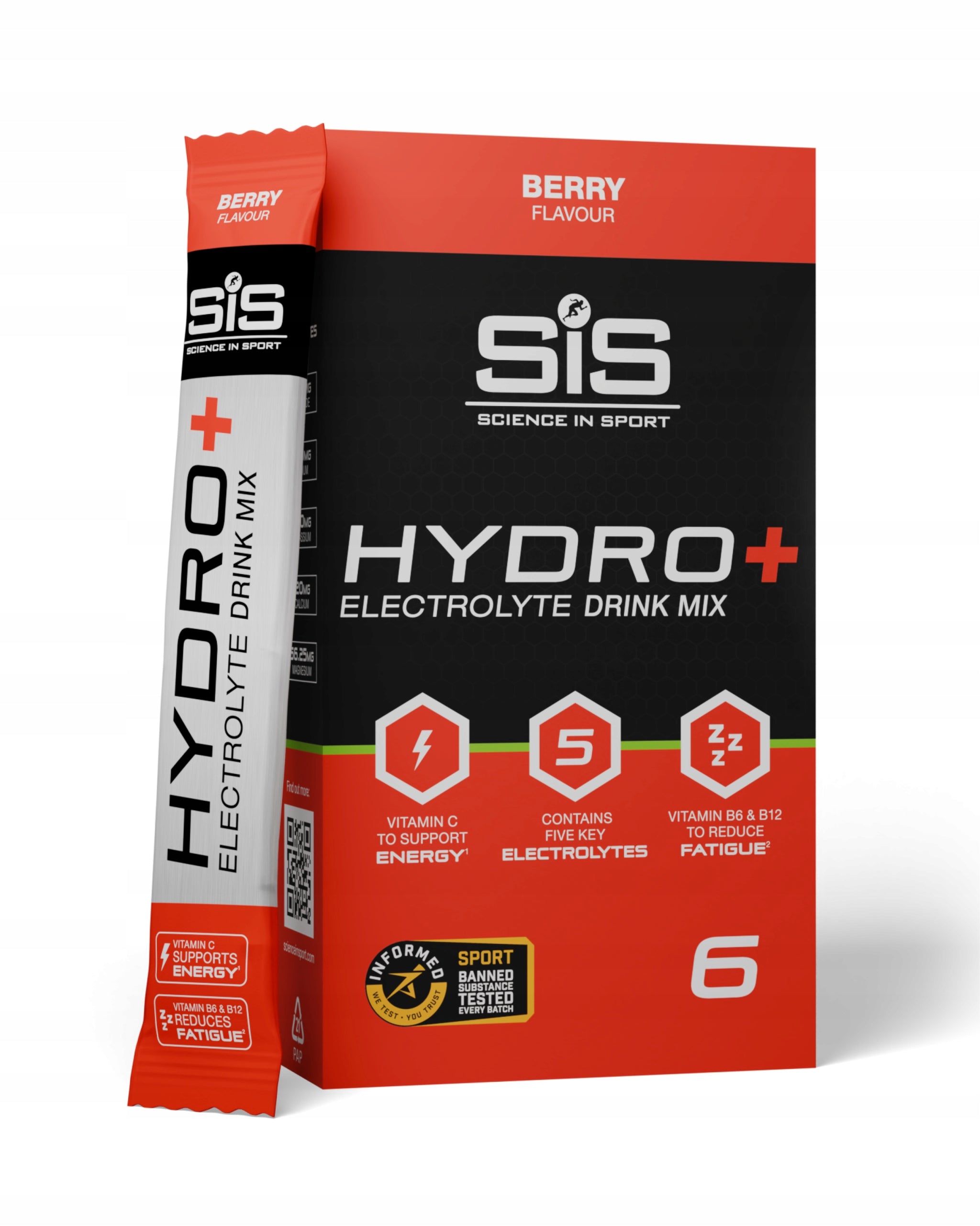 Science in Sport Hydro+ Drink Mix Forest Fruit 6 sachets