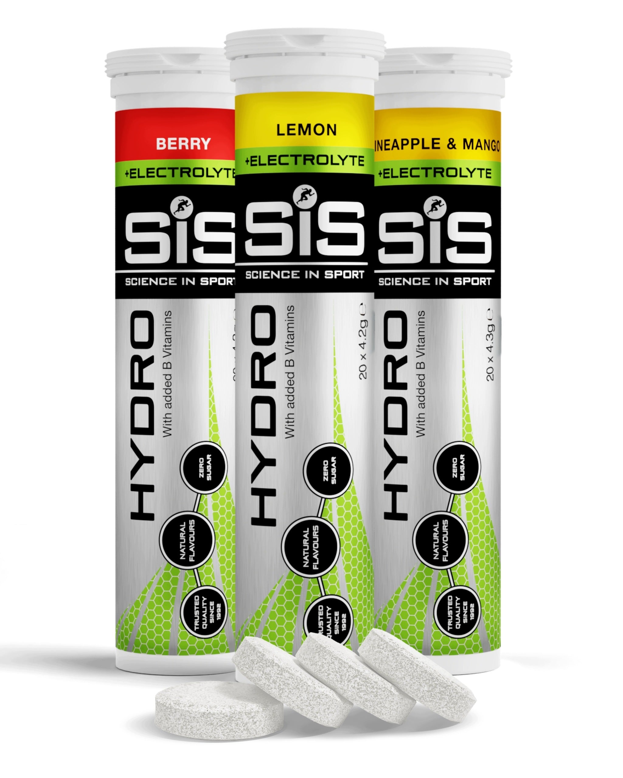 Science in Sport Hydro Electrolytes Mix of Flavours 3x20 Tabs