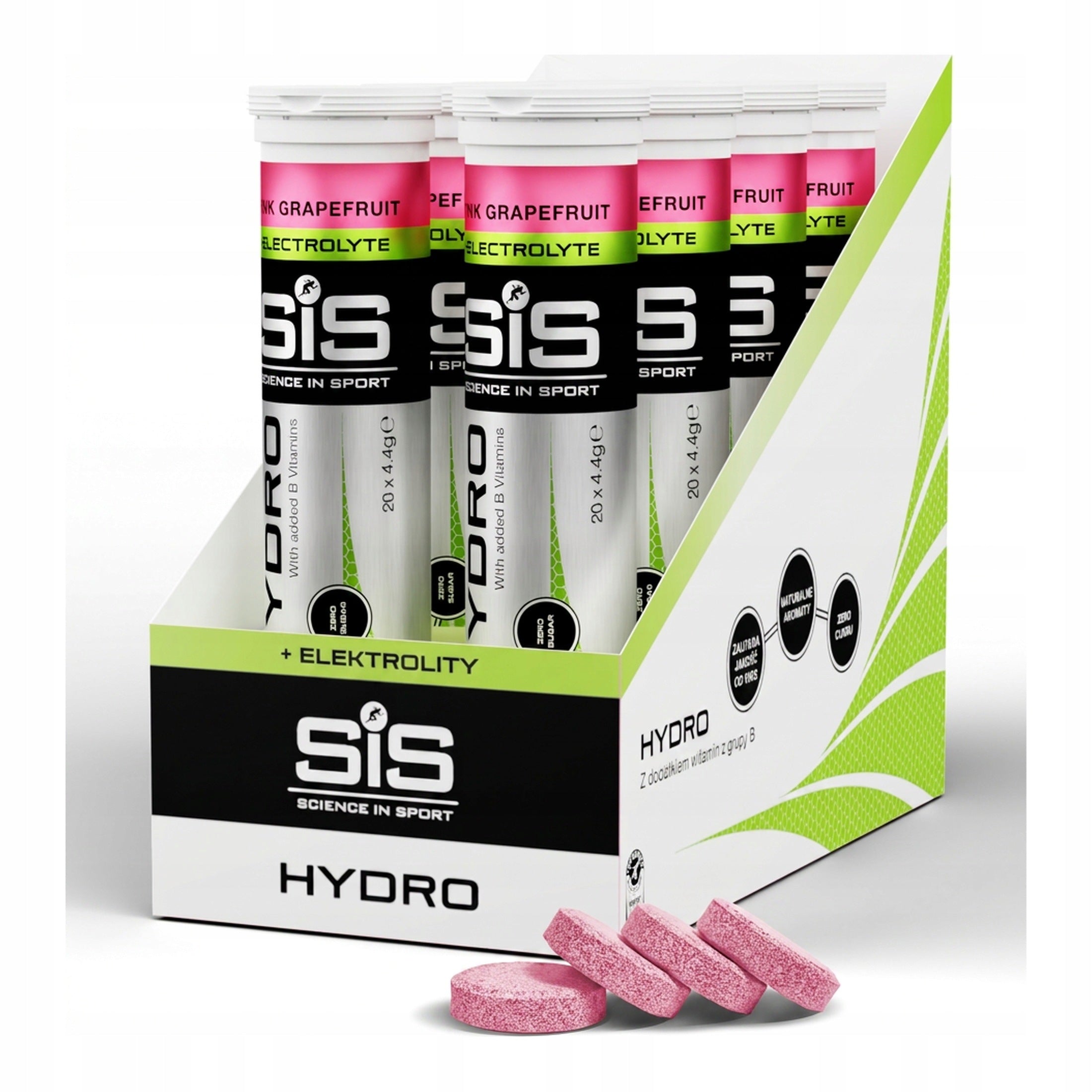 Science in Sport Hydro Electrolytes Pink Grapefruit 8x20 Tabs