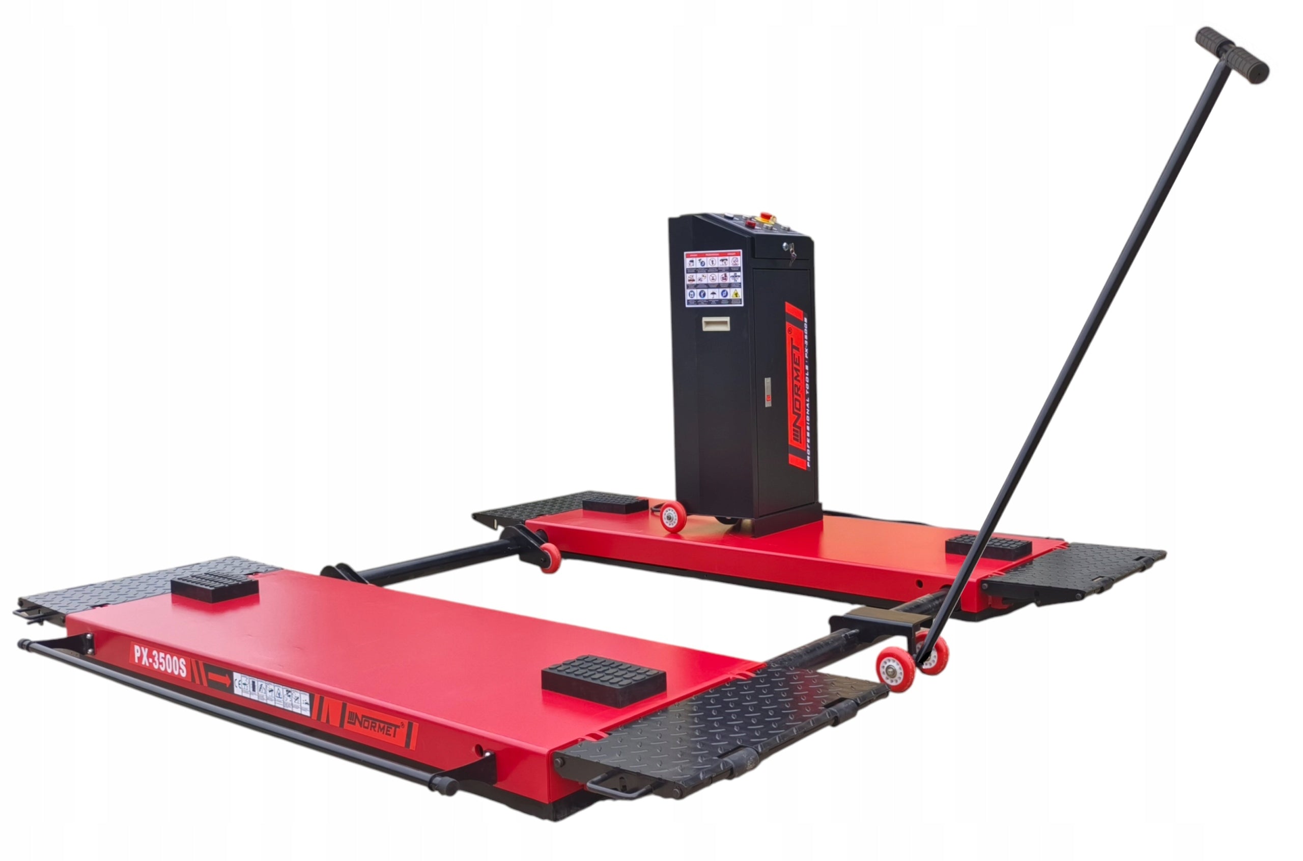 Scissor lift 3,5T High 1,2m Mobile NORMET PX-3500S Total length 2200 mm
