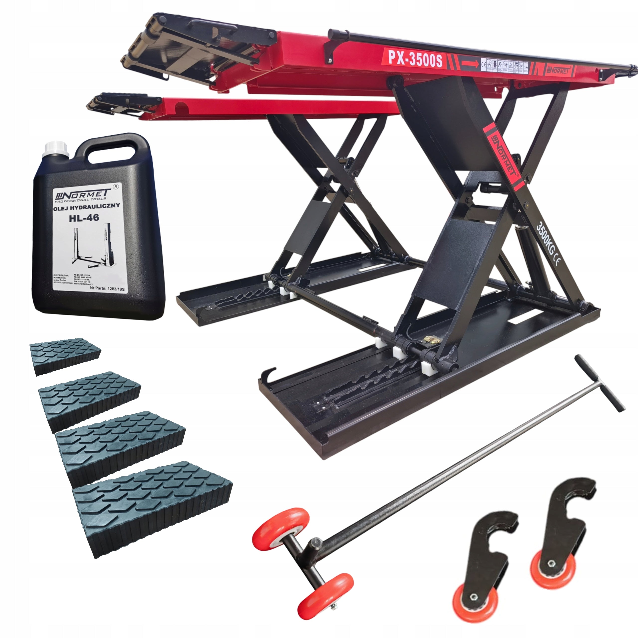 Scissor lift 3,5T High 1,2m Mobile NORMET PX-3500S