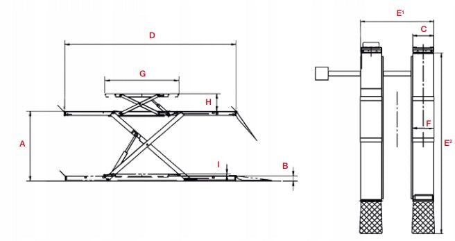 Scissor lift Consul 0.55 Brand Consul