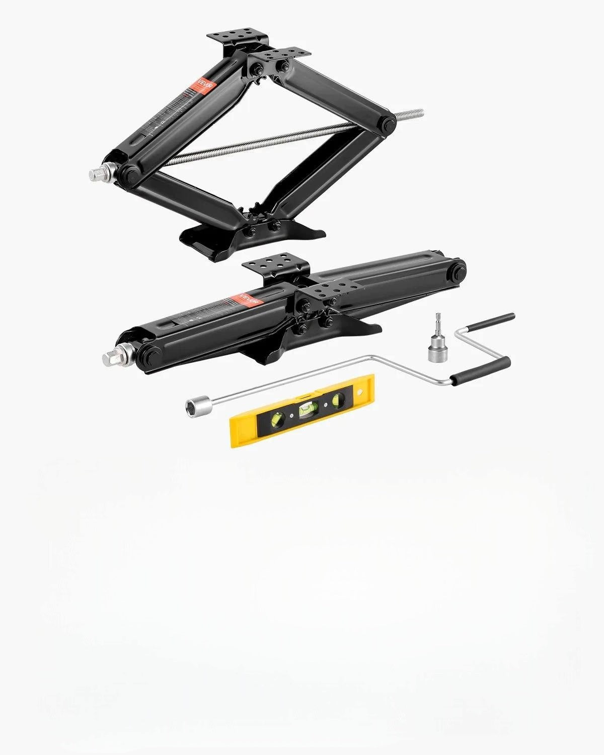 Scissor lift black premium 2948 kg steel 103-595 mm 2 pcs set Manufacturer code 5907021477536