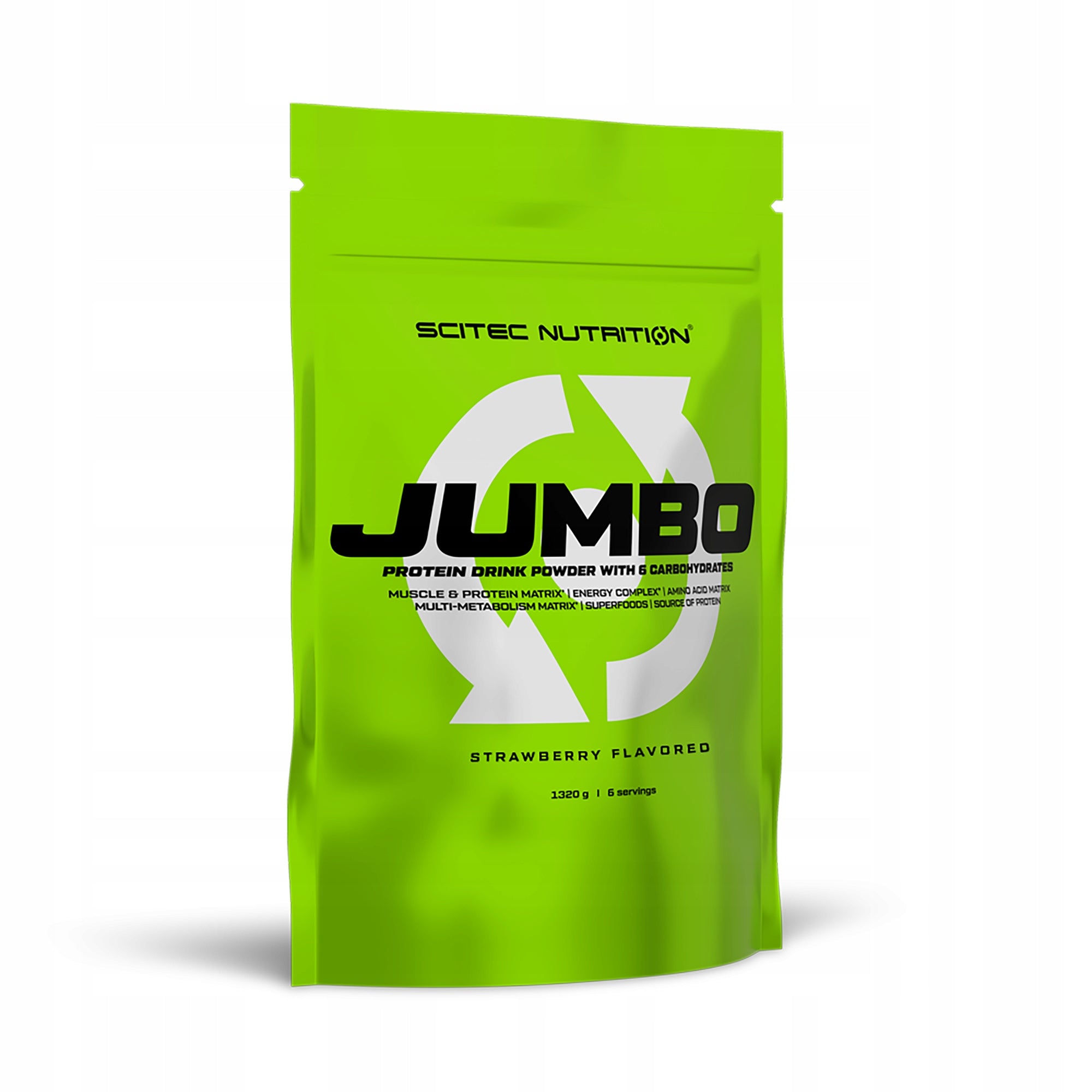 Scitec Jumbo 1320g Gainer For Muscle Mass Strawberry