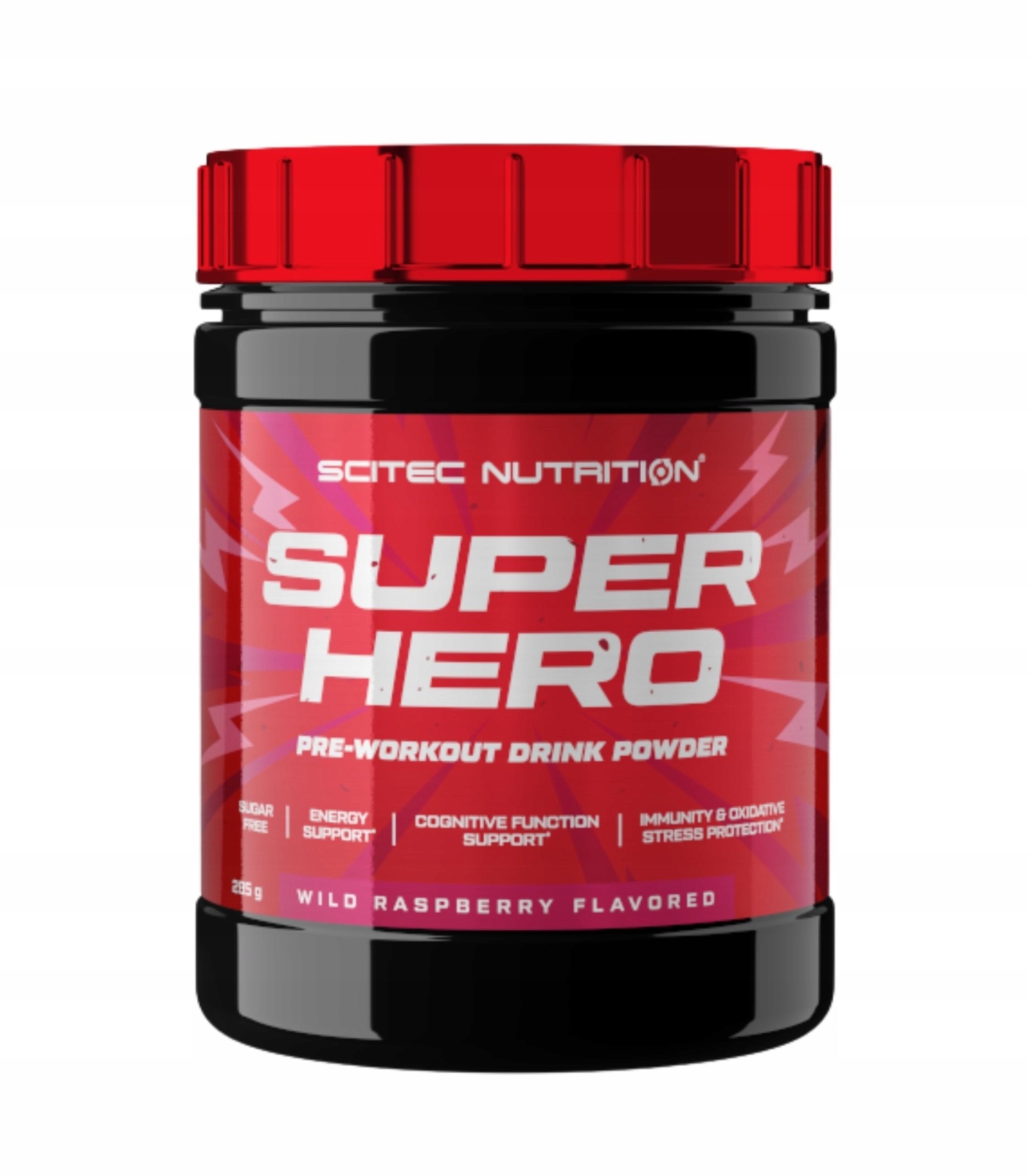 Scitec Nutrition Pre-workout Superhero 285g Raspberry