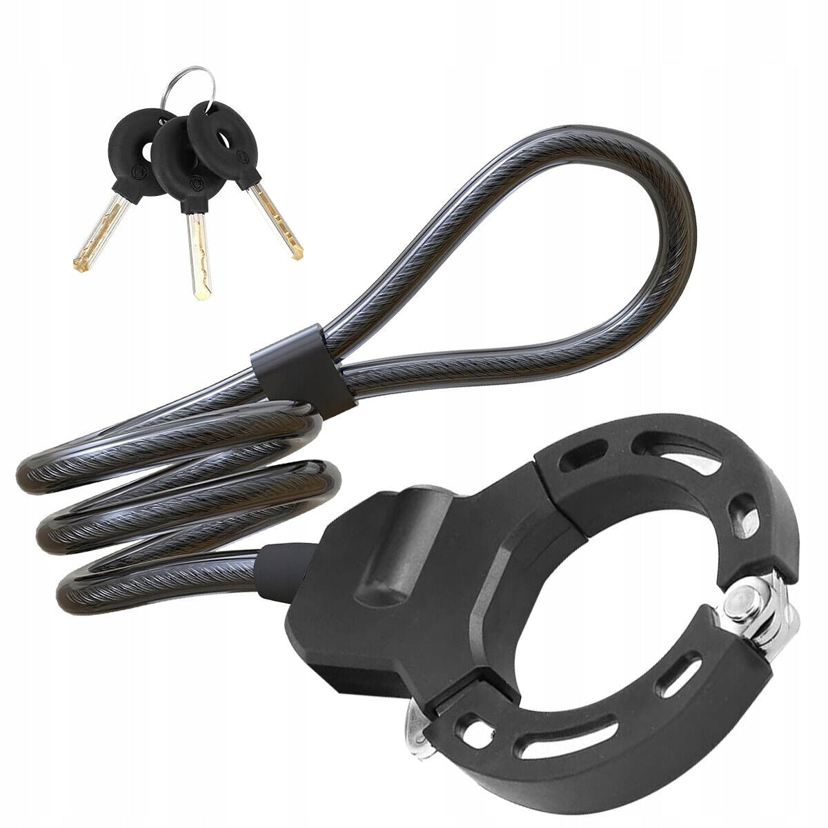 Scooter Bike Clasp with Cable Clasp Handcuffs 3 Keys Brand no brand