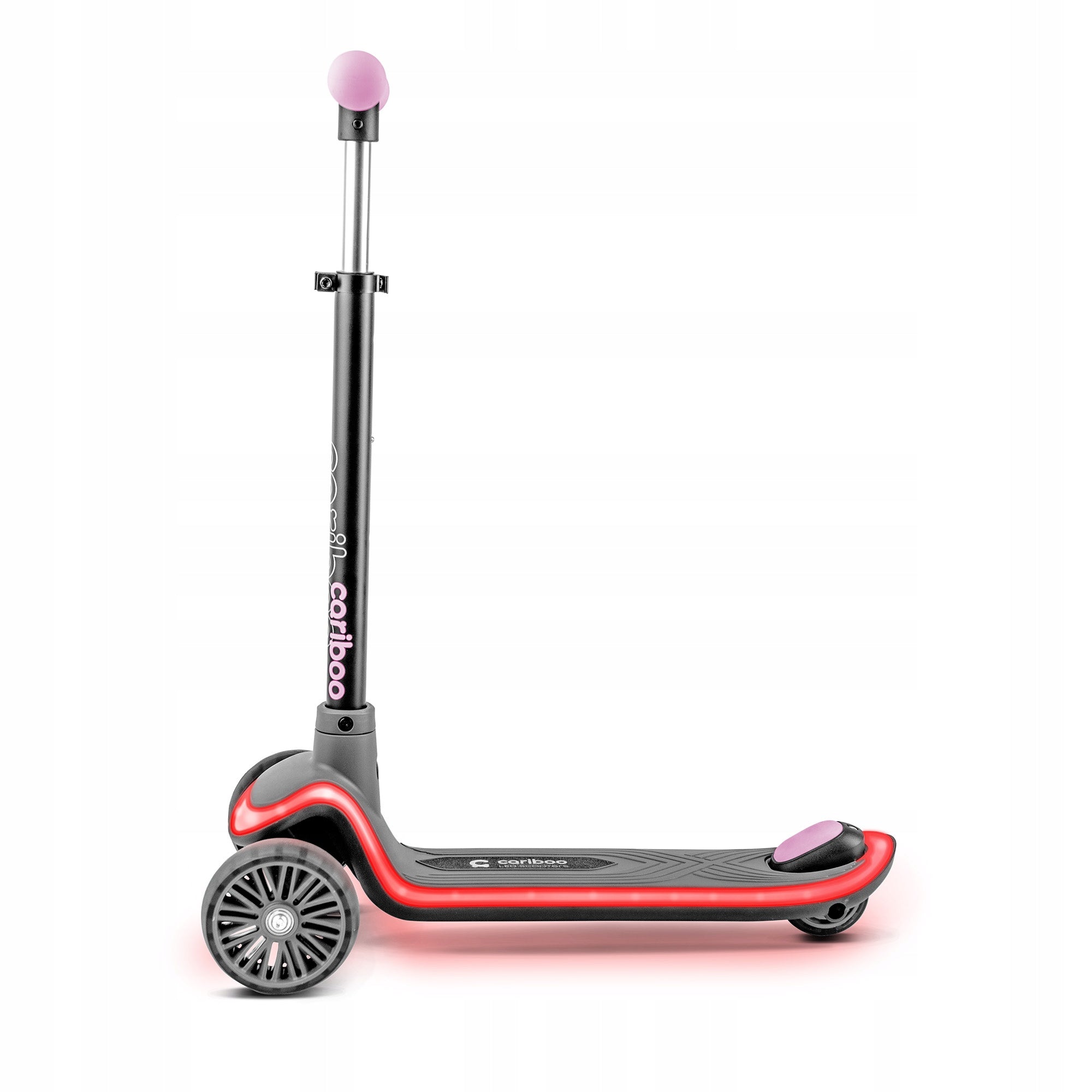Scooter CARIBOO Tricycle for Children LED Lights 20 Colors Modes Wheels natural rubber