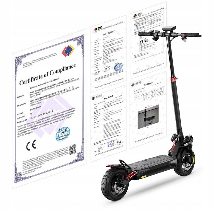 Scooter Electric Scooter 800W iscooter ix4 48V up to 45 km/h, Wheels 10" Manufacturer code Iscooter iX4