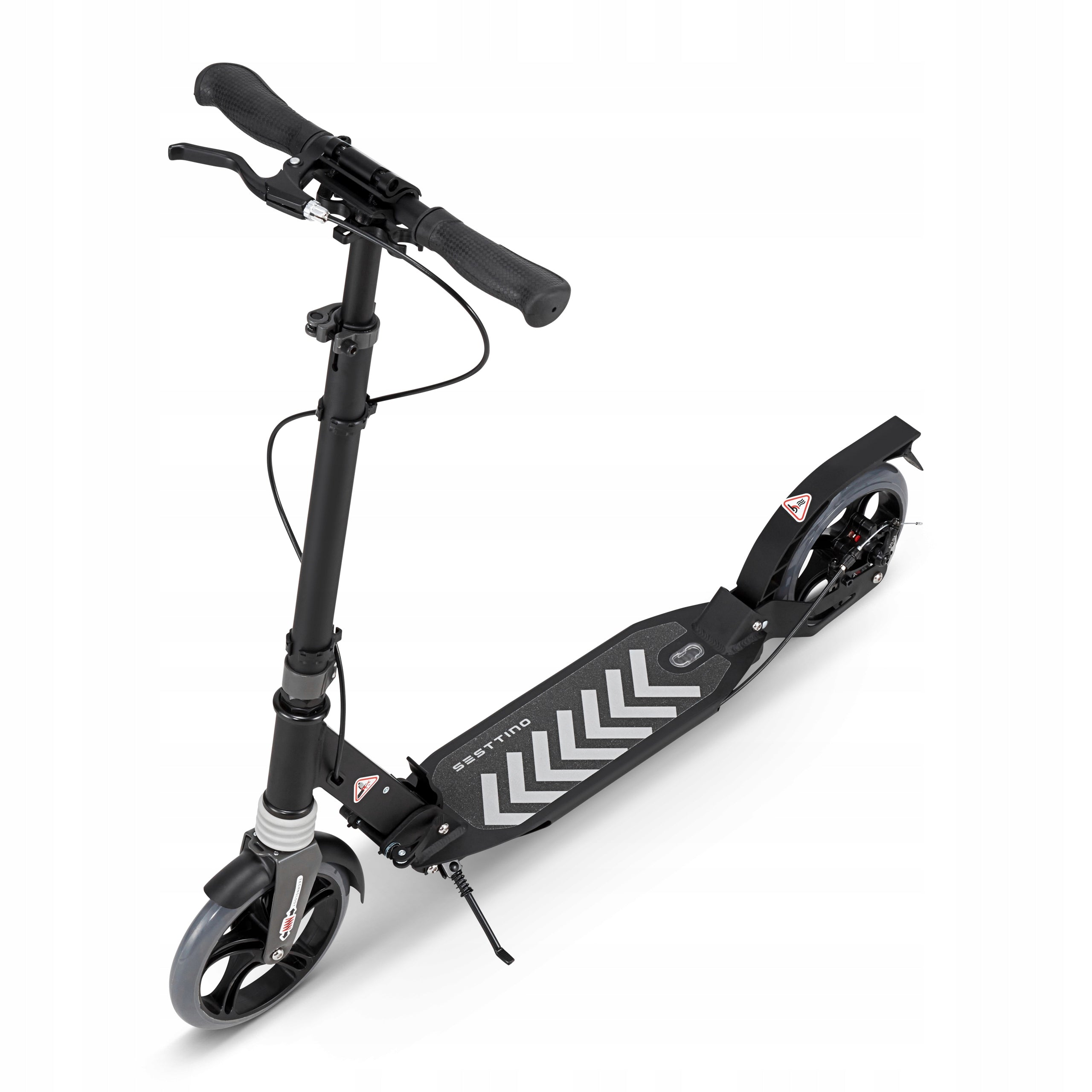 Scooter Folding CITY Large for Kids and Adults Disc Brake Color gray