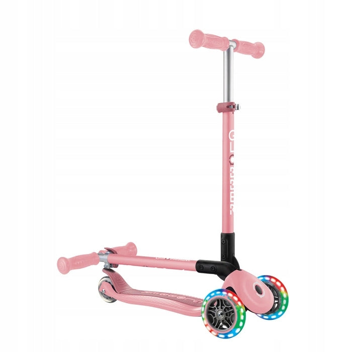 Scooter Globber PRIMO FOLDABLE LIGHTS (432-211-3) LED foldable Kind tri-wheeled